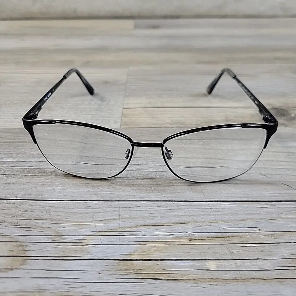 Anne Klein AK5053 001 Eyeglasses Black Metal‎ Square 54-15 135 Frames Only